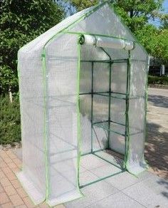 4営業日で発送 ダリヤ 簡易温室 セミグリーンジャンボ 幅140cm×奥行73cm×高さ195cm GK7810