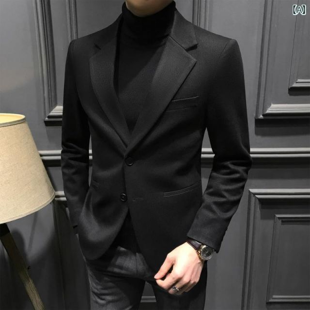 メンズ ファッション 服 男性用 オシャレ シンプル 大人 かっこいい 大きいサイズ ストリート 紳士服 スーツ カジュアル ビジネス シャツ シングル スリム ジャケット