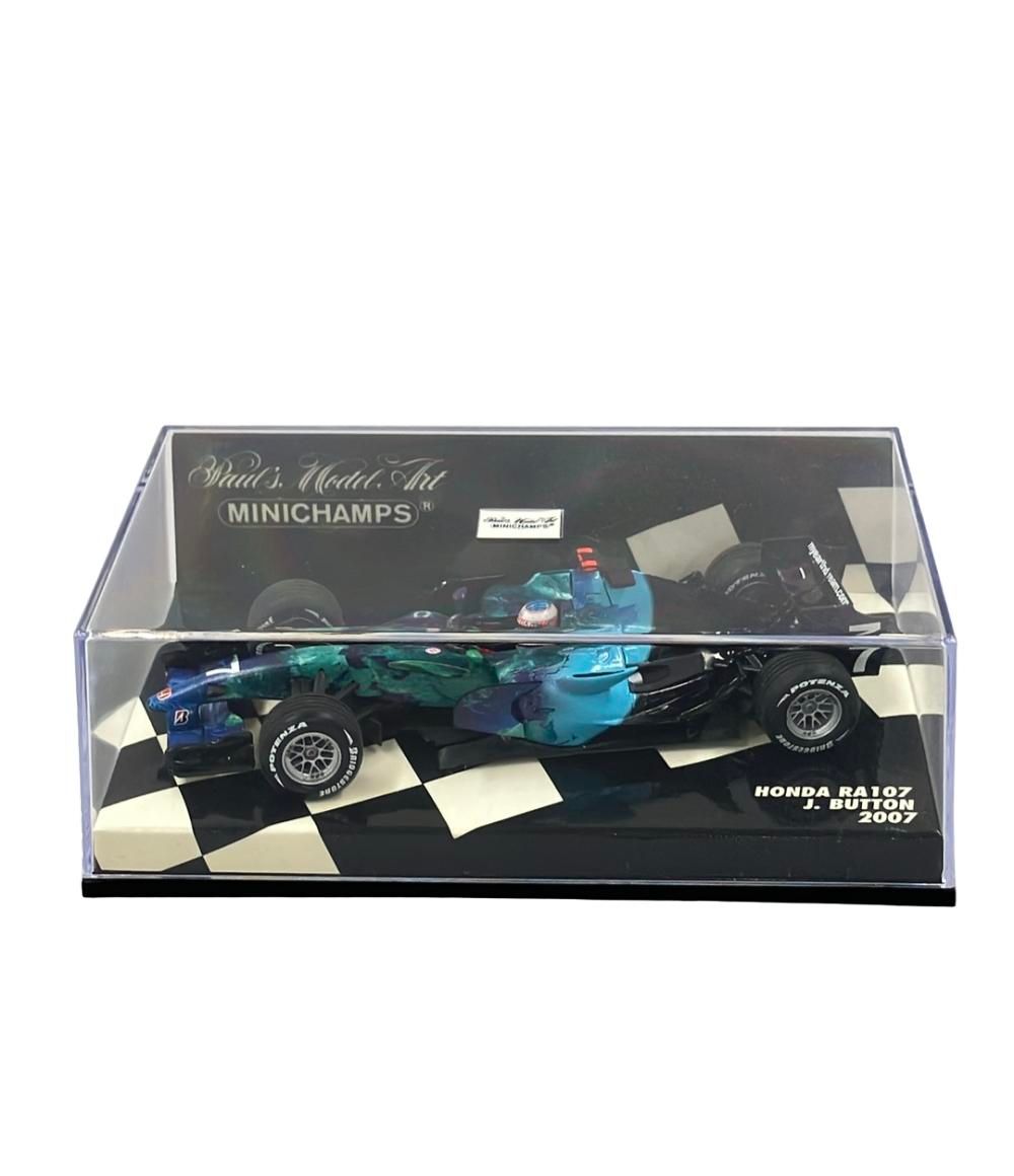 ジェンソン・バトン ホンダ RA107 2007 ／ F1 ミニチャンプス ミニチャンプス1/43モデルカー HONDA F1 RA107 Jバトンの通販 by