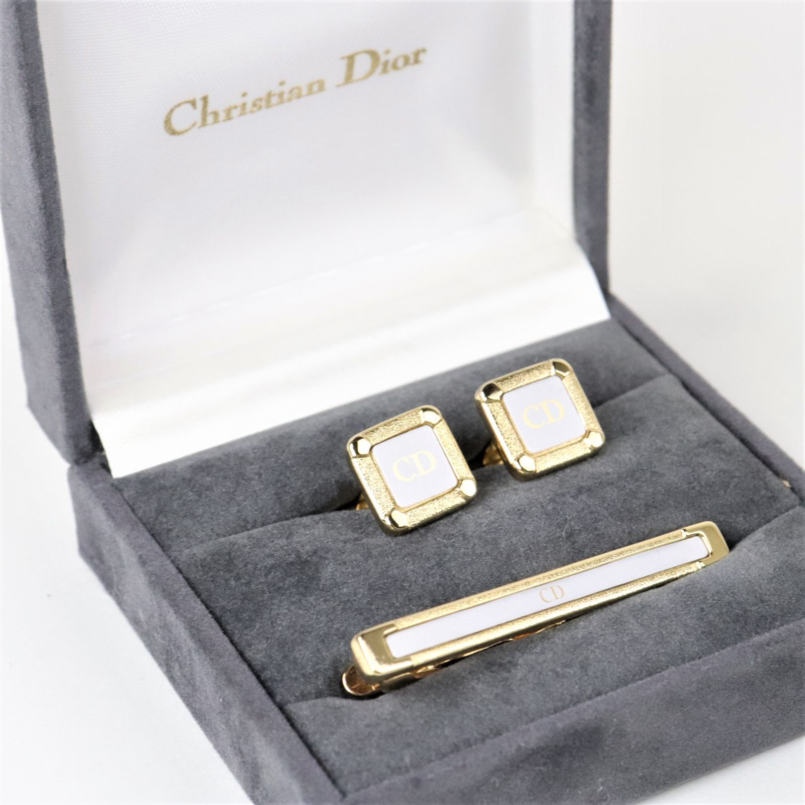 お気に入り ChristianDior タイピン カフスセット 上品 高級感溢れる 