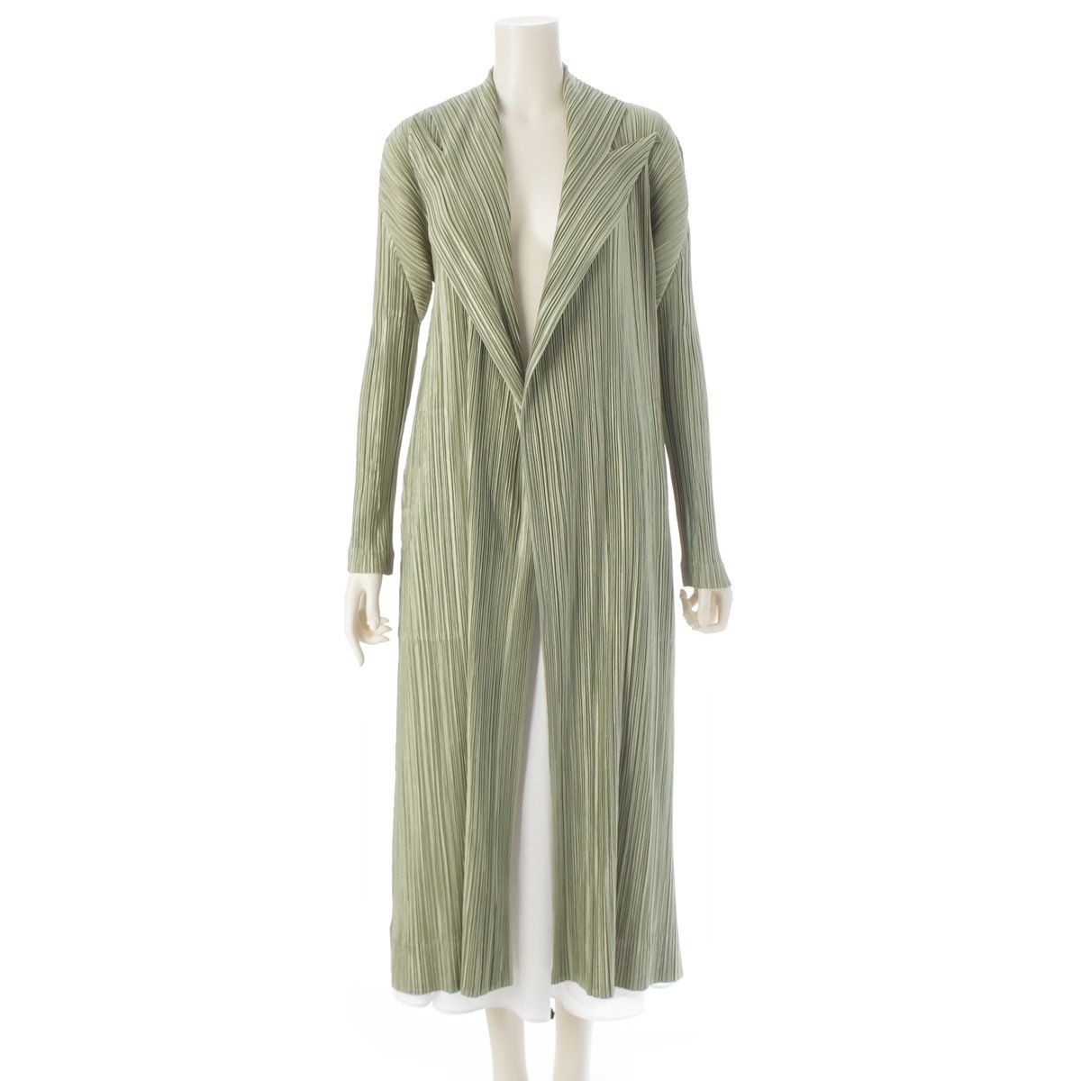 プリーツプリーズ　メロウプリーツ　ピンク　ロングカーディガン　美品　希少 PLEATS PLEASE ISSEY MIYAKE / プリーツプリーズイッセイミヤケ