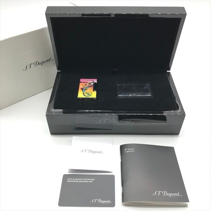 S.T. Dupont デュポン ライン2 ザ ロウ ホルン ローラー式 ガスライター シルバー 煙草グッズ 喫煙具 着火良好 a8023