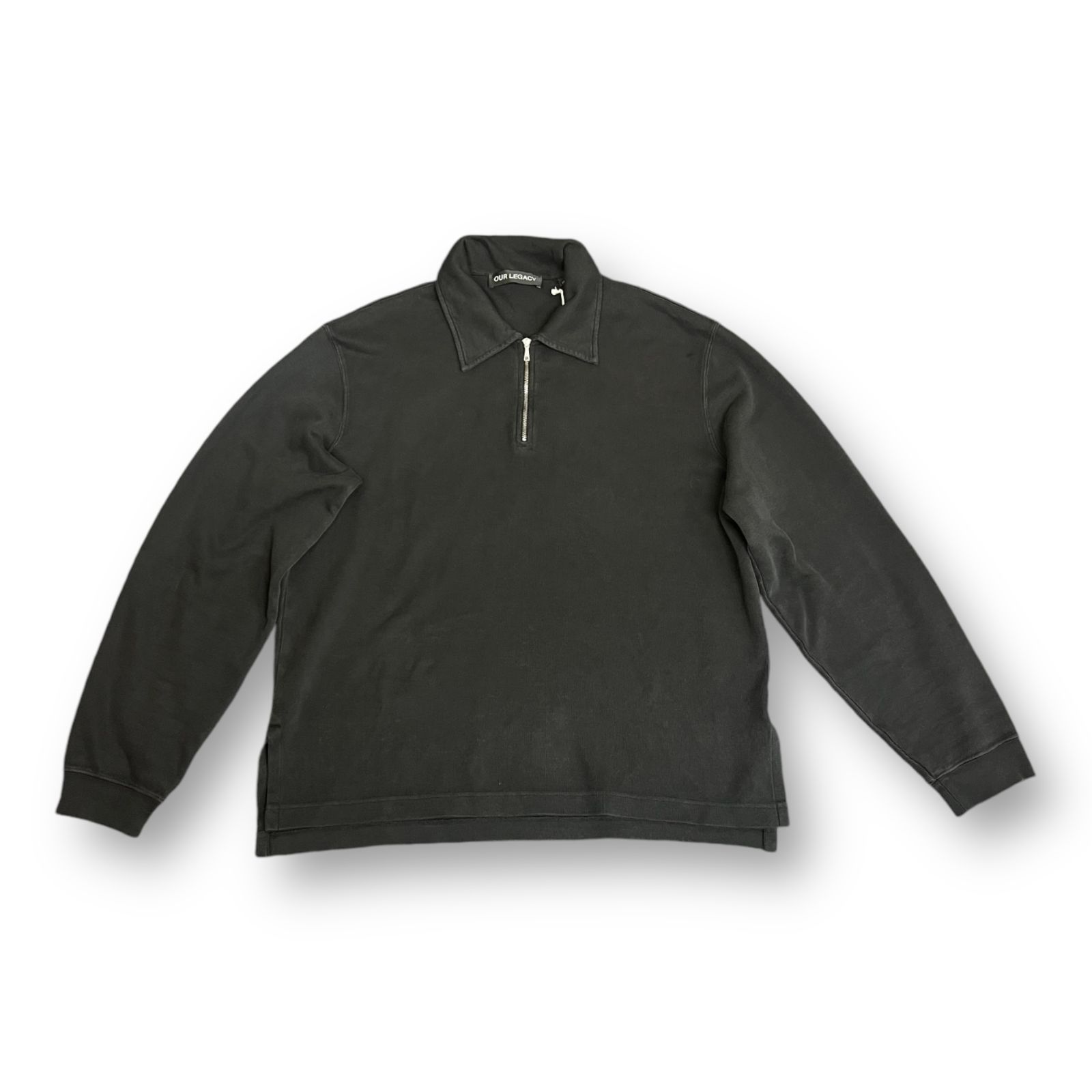 未使用品 OUR LEGACY LAD SWEATSHIRT Worn Black Athletic Rib ラッド 