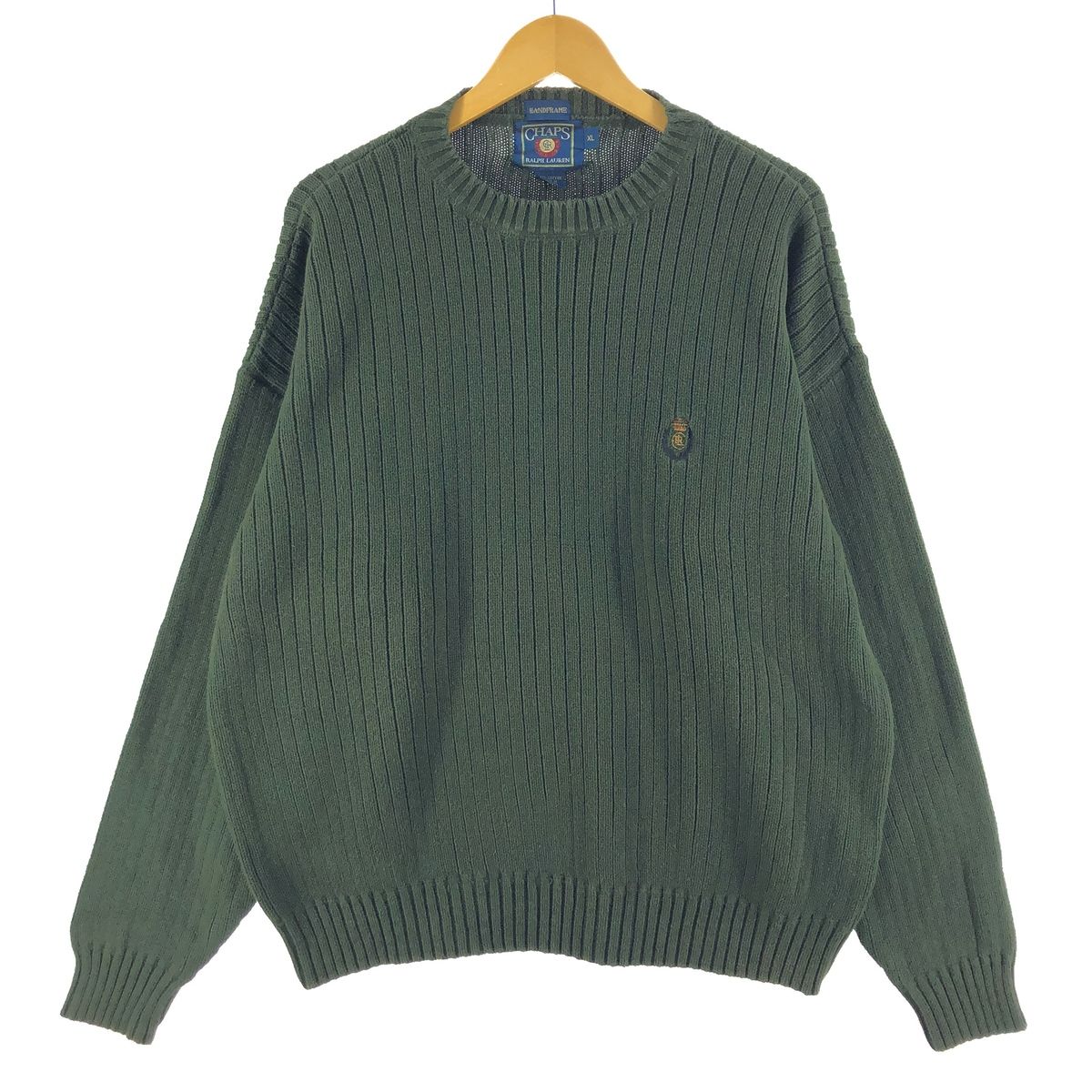 古着 80年代 ラルフローレン Ralph Lauren CHAPS チャップス コットン 