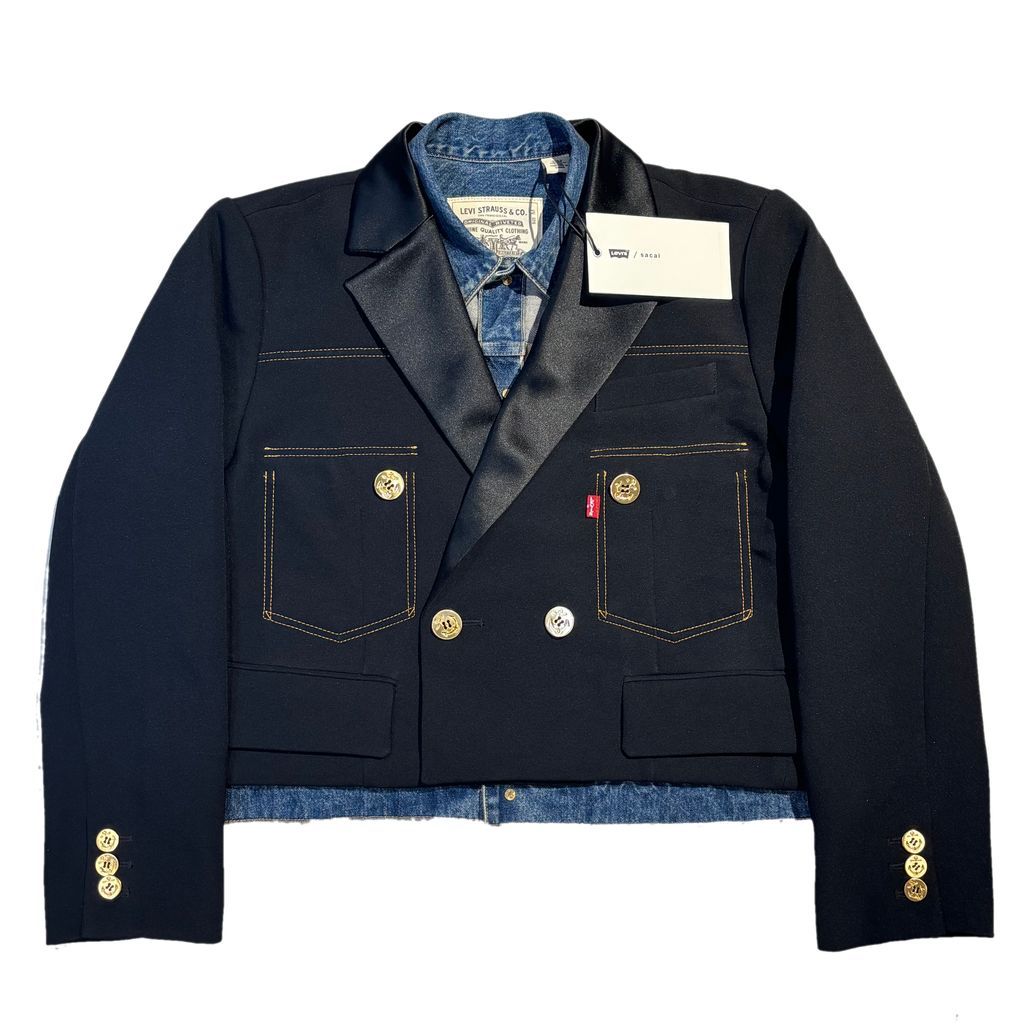 ジャケット・アウター sacai 25SS Matelasse Twill Mix Blouson Matelasse Twill Mix Blouson in Burgundy – SVRN