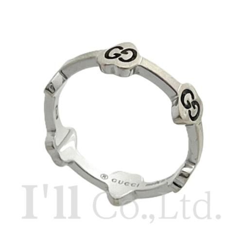 GUCCI グッチ アイコン ハート ステーション リング 750WG ＃12  