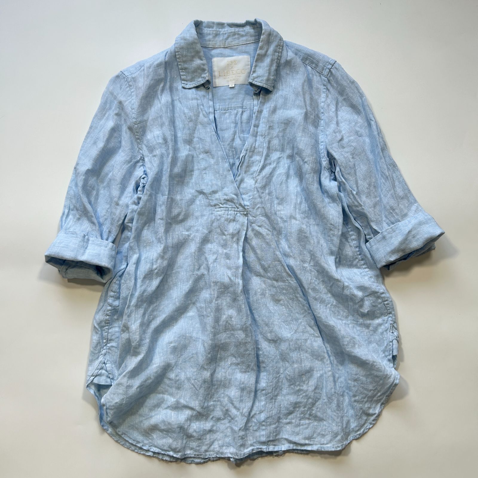 23区 LIBECO リネン100% スキッパー シャツ ブラウス ゆったり オーバーサイズ - メルカリ 23区 LIBECO リネン100% スキッパー シャツ ブラウス ゆったり オーバーサイズ - メルカリ