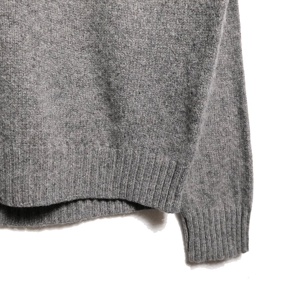 90's 00's Jクルー J.CREW ウール ニット セーター (M) 灰 無地