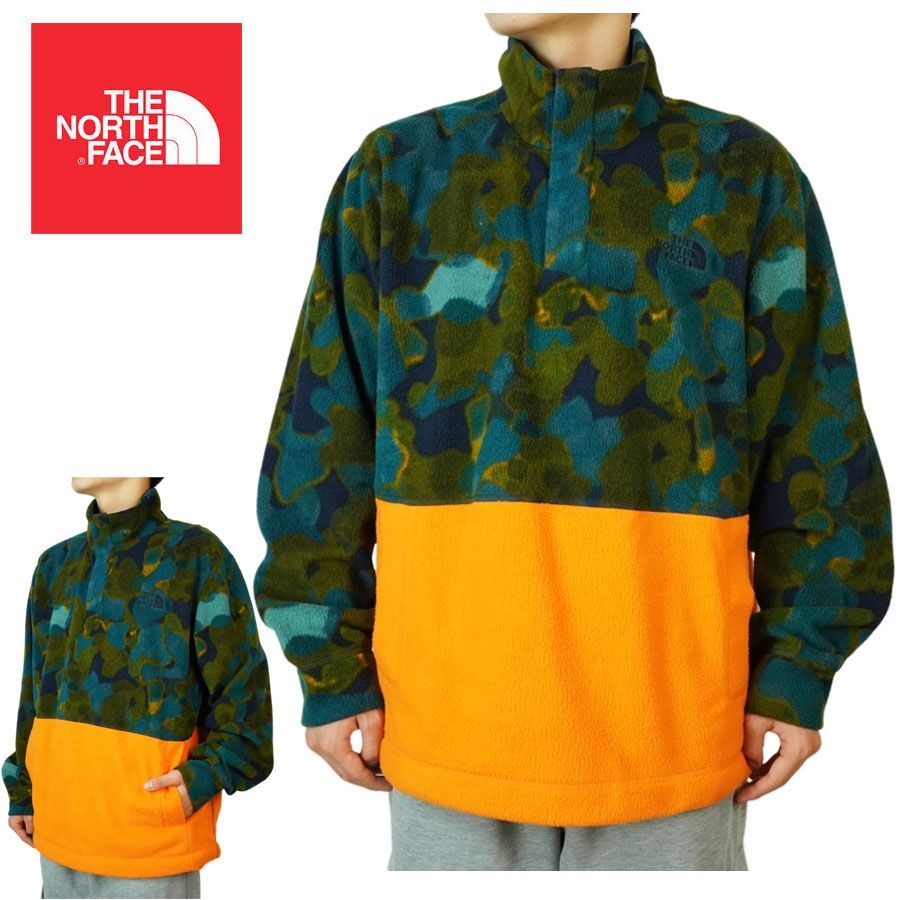 ノースフェイス THE NORTH FACE メンズ フリースジャケット M PALI PILE FLEECE 1/4 パイルフリース クオータージップ サミットネイビーカモフラージュ SUMMIT NAVY CAM 迷彩 男性用 ファー ボア アウトドア
