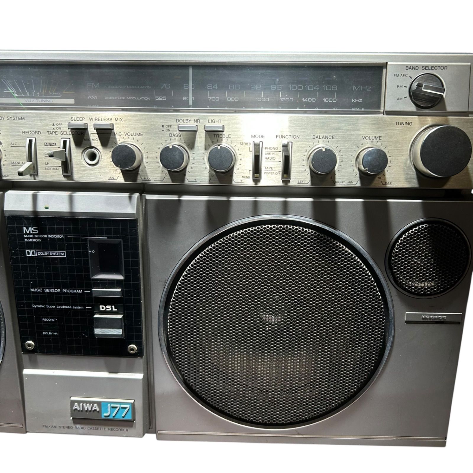 AIWA アイワ CS-J77 ラジカセ カセットレコーダー 【公式通販】
