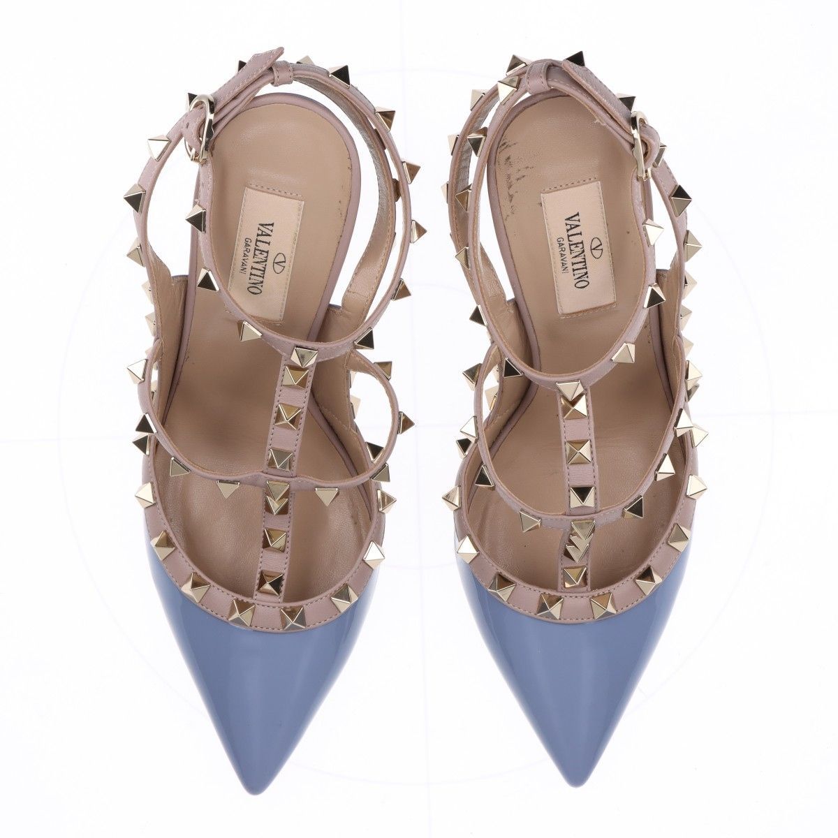 【Valentino】ガラヴァーニ パテントレザー パンプス 50mm ヴァレンティノガラヴァーニ ロックスタッズ パンプス パテント