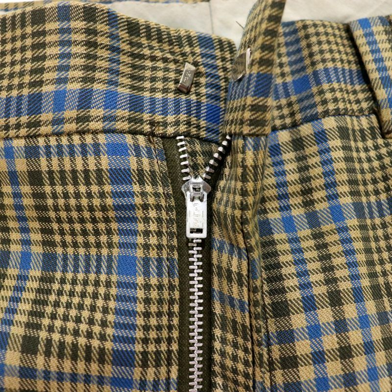 古着 70s vintage フレアパンツ チェック柄 Levi's - デッドストック 70s リーバイス タータン チェック