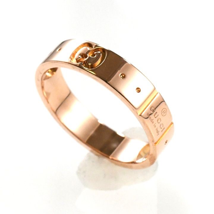 GUCCI アイコンハートリング K18PG ピンクゴールド SIZE:11号 AU750 