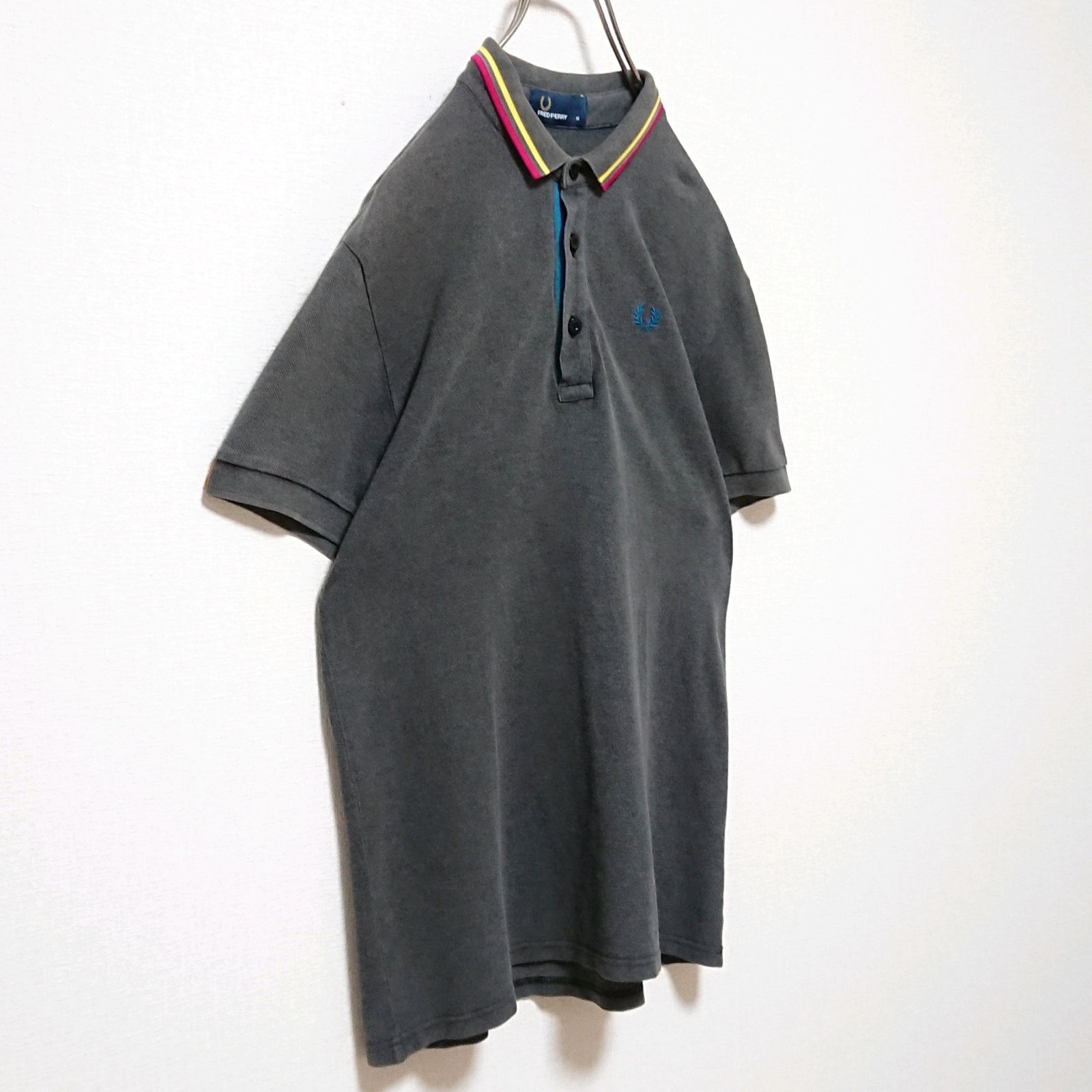 XXL 希少✨フレッドペリー 半袖ポロシャツ ロゴ刺繍 ストライプライン グレー 楽天市場】大きいサイズ メンズ FRED PERRY フレッドペリー ロゴ