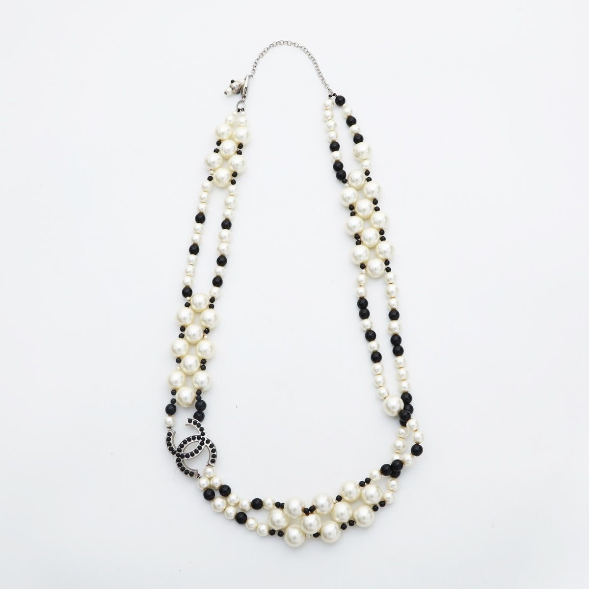 CHANEL シャネル ネックレス 03C 2003年 ベルト ココマーク パール