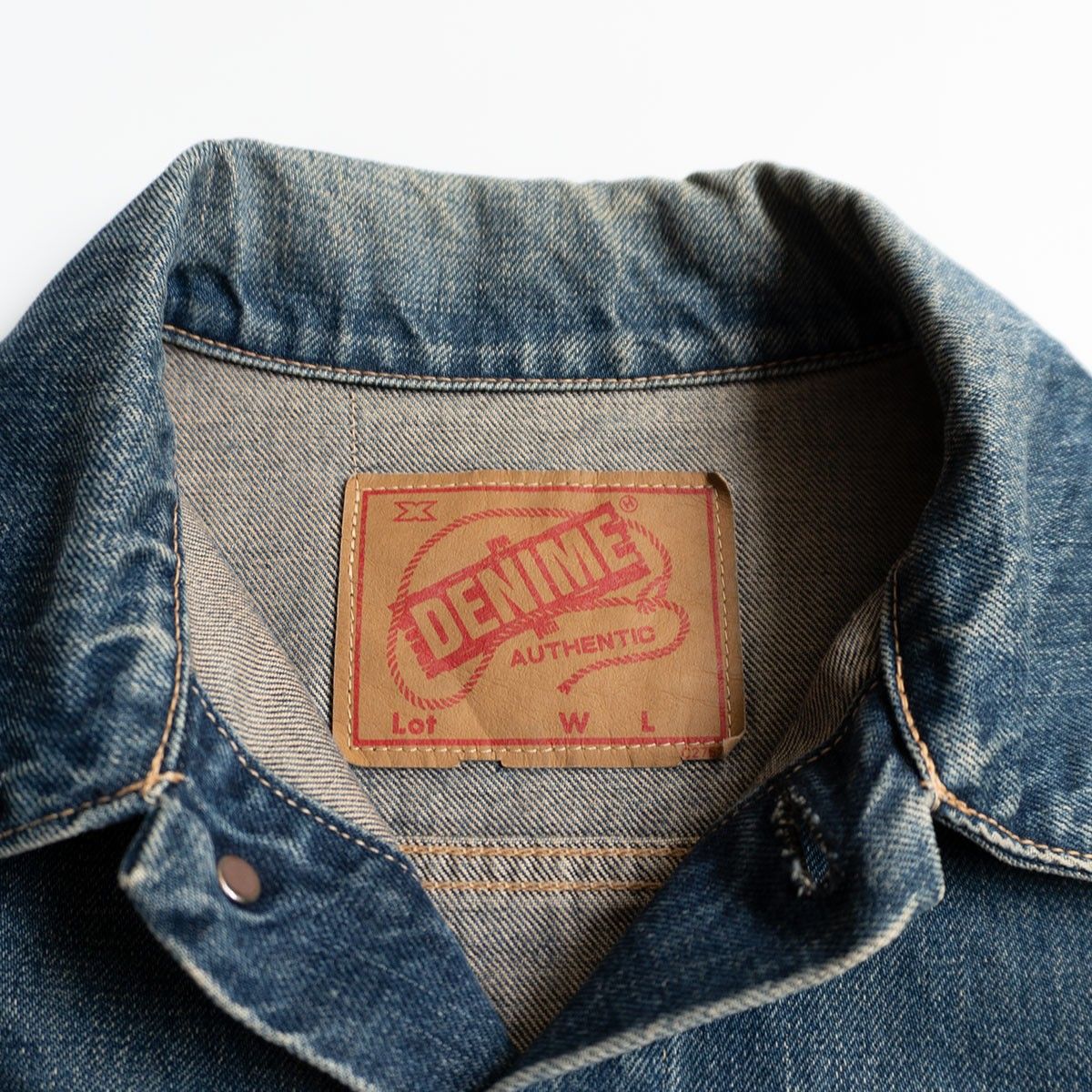 旧DENIME 3rd ジャケット（D-HG1118） 雰囲気抜群】DENIME 【D-HG1118/3rd type デニムジャケット】M Gジャン