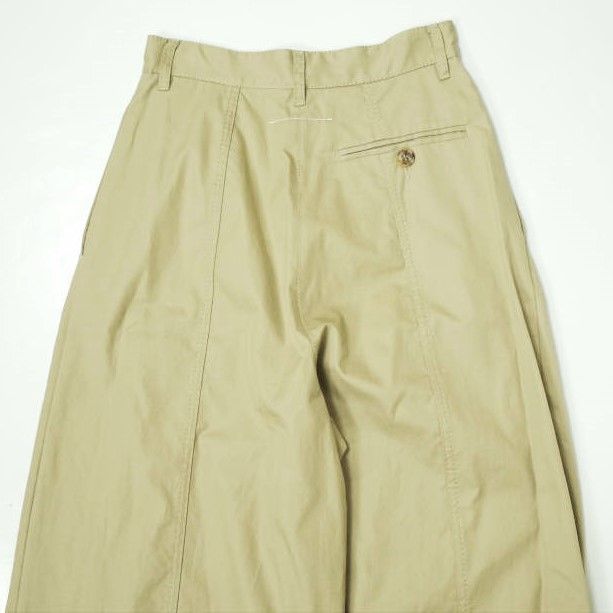 新品 MM6 エムエムシックス 20AW イタリア製 Carrot Wide Chinos キャロットワイドチノパンツ S32KA0629  S52532 36 BEIGE Maison Margiela メゾンマルジェラ ボトムス g12690 - メルカリ