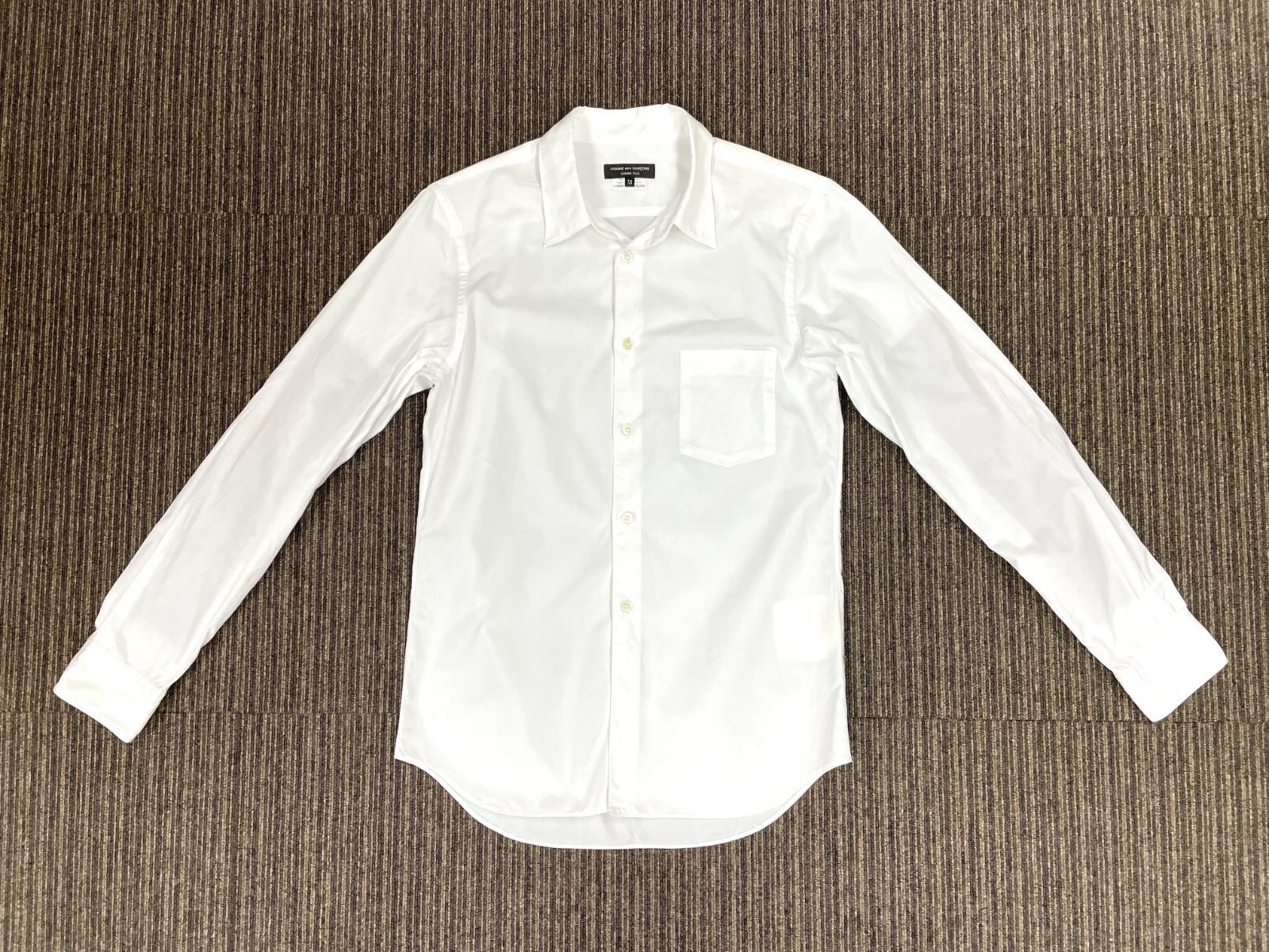 COMME des GARCONS HOMME PLUS シャツ メンズ XSサイズ ホワイト 日本製