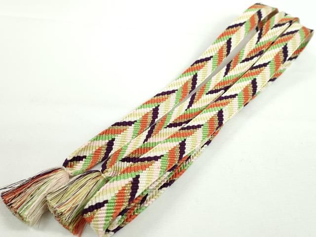 平和屋本店 上 有職組紐道明 帯締め 笹浪組 桃山 本科 金糸 宮内庁御用 国立博物館御用 東京芸術大学御用 CXAA0646s5