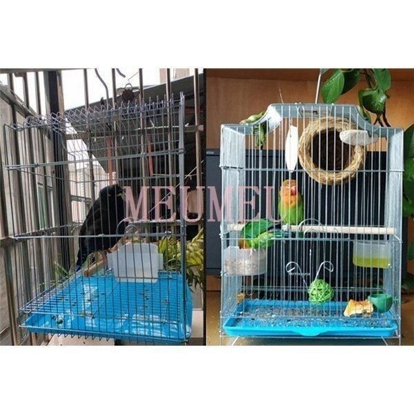 バードケージ鳥籠鳥用品ペット用品ゲージ鳥かご文鳥おうむ小鳥インコ用飼育ケース飼育ケージ移動便利室内外兼用キャリーお出かけ