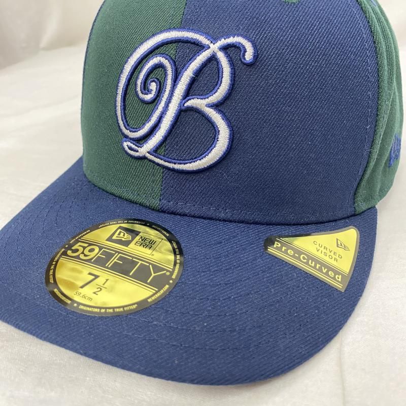 BlackEyePatch ブラックアイパッチ 帽子 キャップ BLACKEYEPATCH × NEW ERA B EMBLEM CAP  59FIFTY 7 1/2(59.6cm) NAVY× GREEN - メルカリ