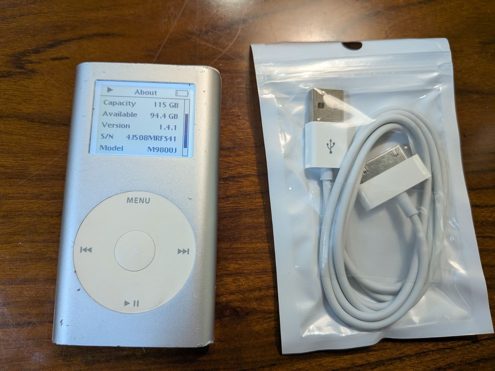 iPod mini 第2世代 M9800J 128GB 新品バッテリー - メルカリ