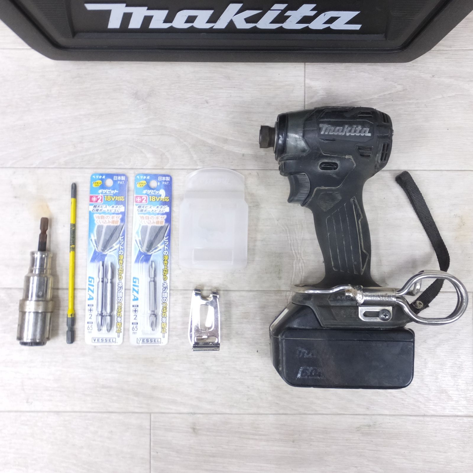 送料無料] 付属品多数◇マキタ 18V 充電式 インパクト ドライバ 6.0Ah 