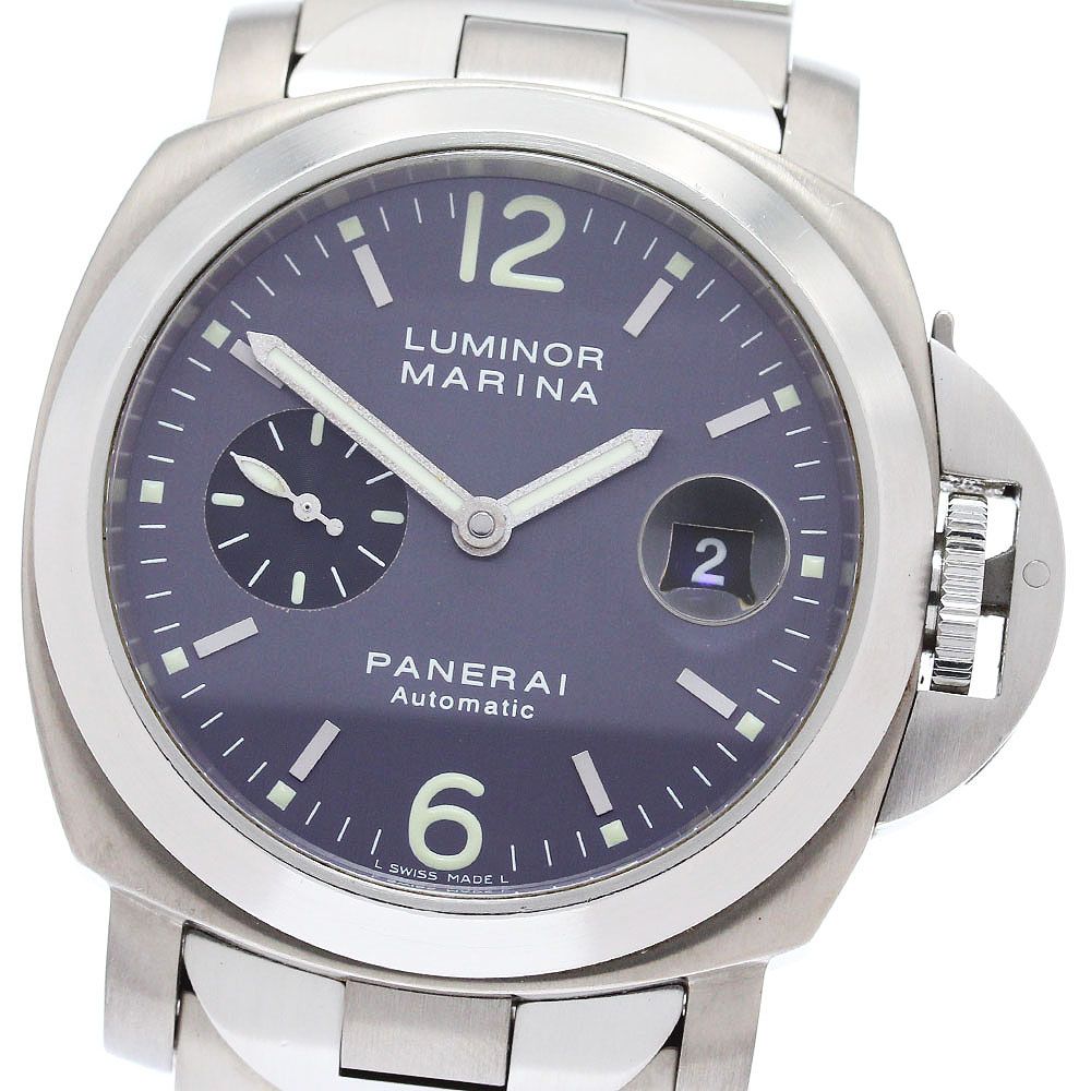 パネライ PANERAI PAM00091 ルミノール マリーナ デイト 自動巻き メンズ_871874