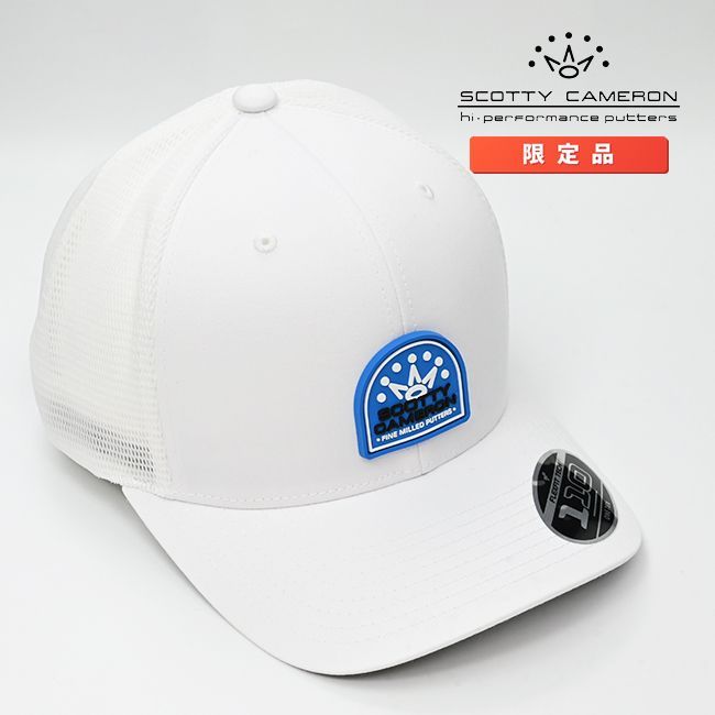 Scotty Cameron HYDRO メッシュキャップ ホワイト スコッティキャメロン クラウン スタック ラバーパッチ メッシュ