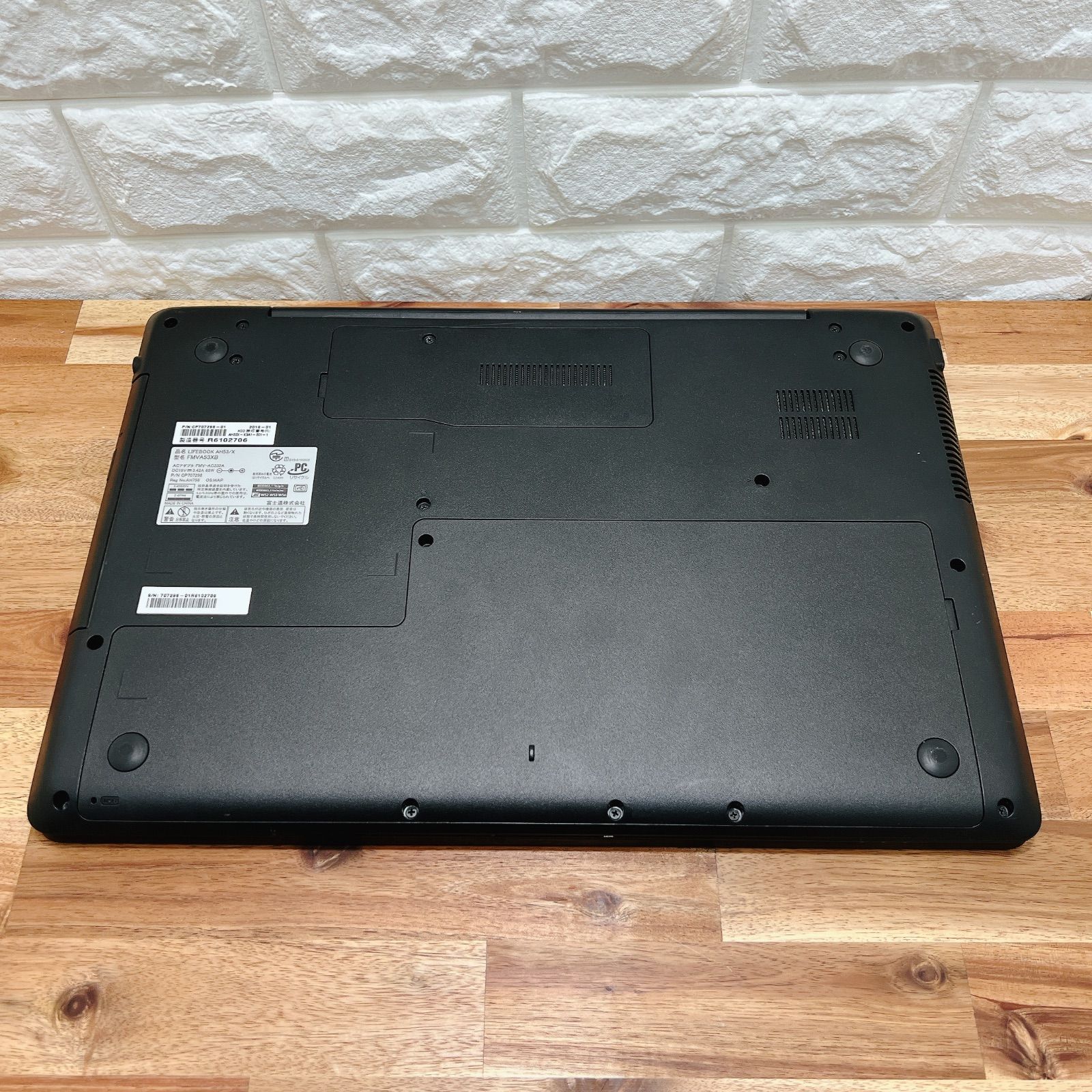 美品】LIFEBOOK AH53☘第6世代Core i7☘新品SSD240GB - ほんぽくんのPC