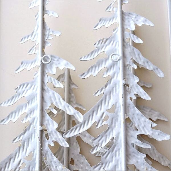 アイアンの壁飾り LEDフォレスト