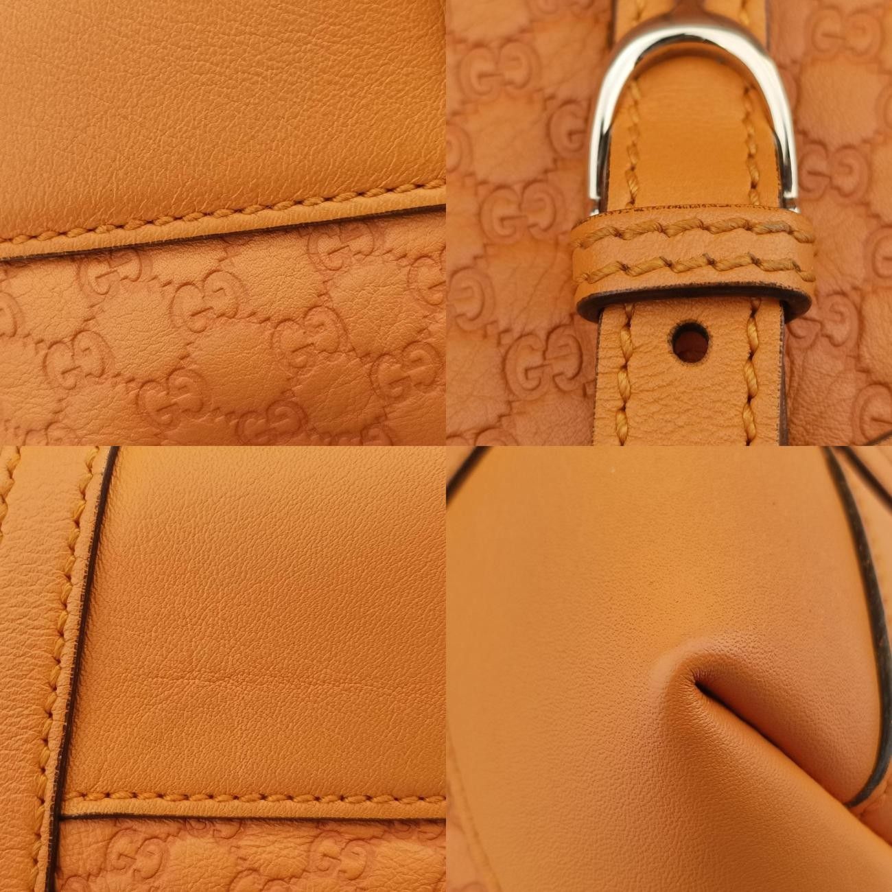 グッチGucciマイクログッチシマオレンジレザー309614G015696326