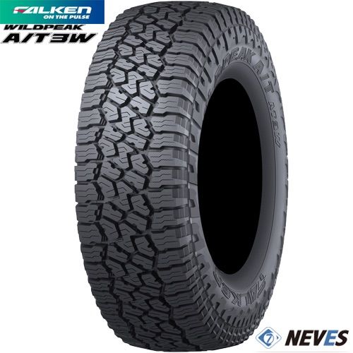 37x12.50R17 124Q 2020年製 FALKEN WILDPEAK A T3W 4本SET