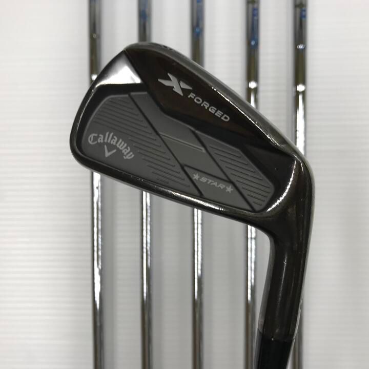 【即納】X FORGED STAR SMOKE | S | NSプロZelos7 | 中古 | アイアンセット | キャロウェイ