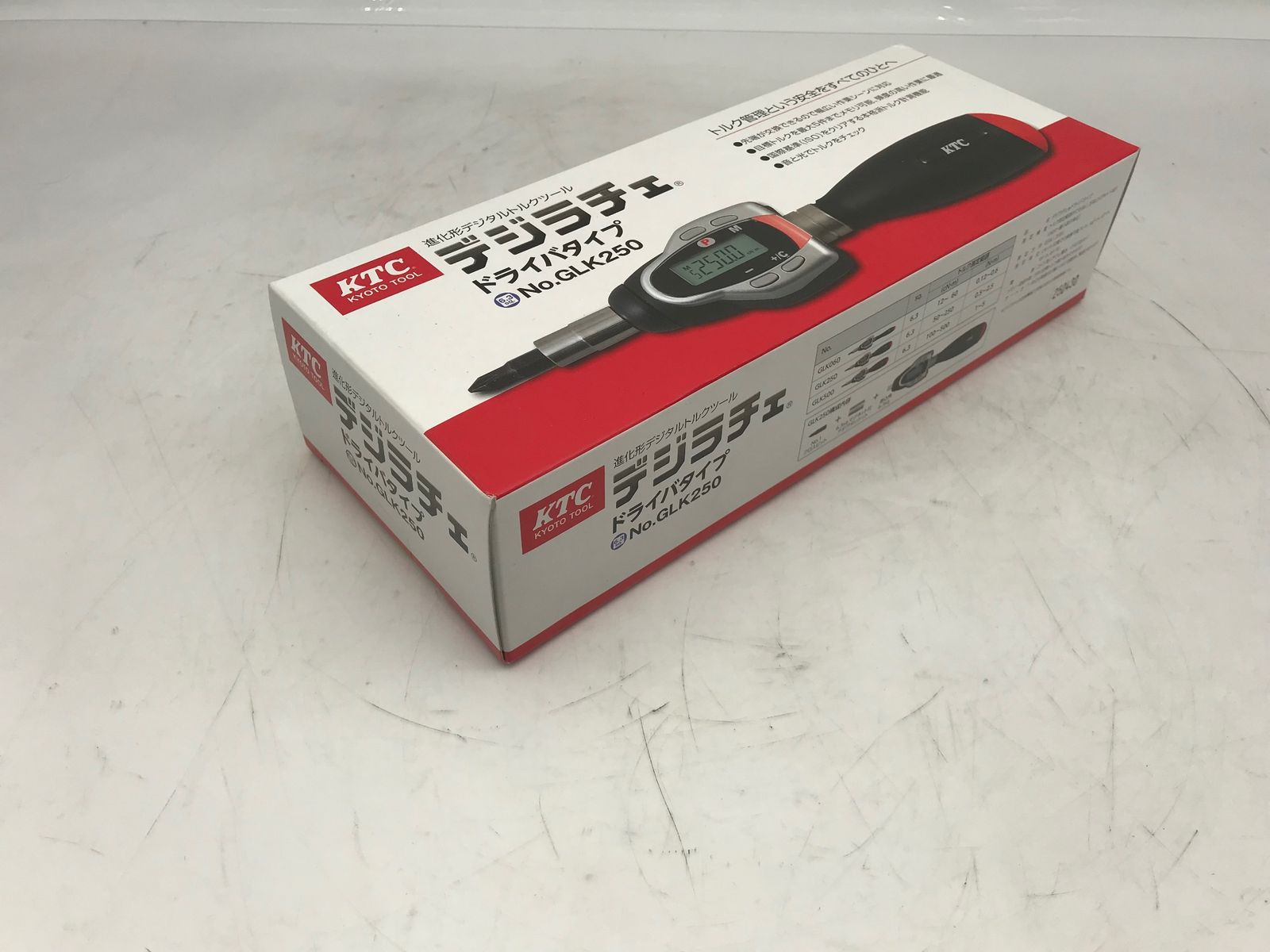 〇KTC 京都機械工具 デジタルトルクレンチ ドライバタイプ デジラチェ GLK250 ITC5IX5T5A90 エコツール小牧ｲﾝﾀｰ店 M02