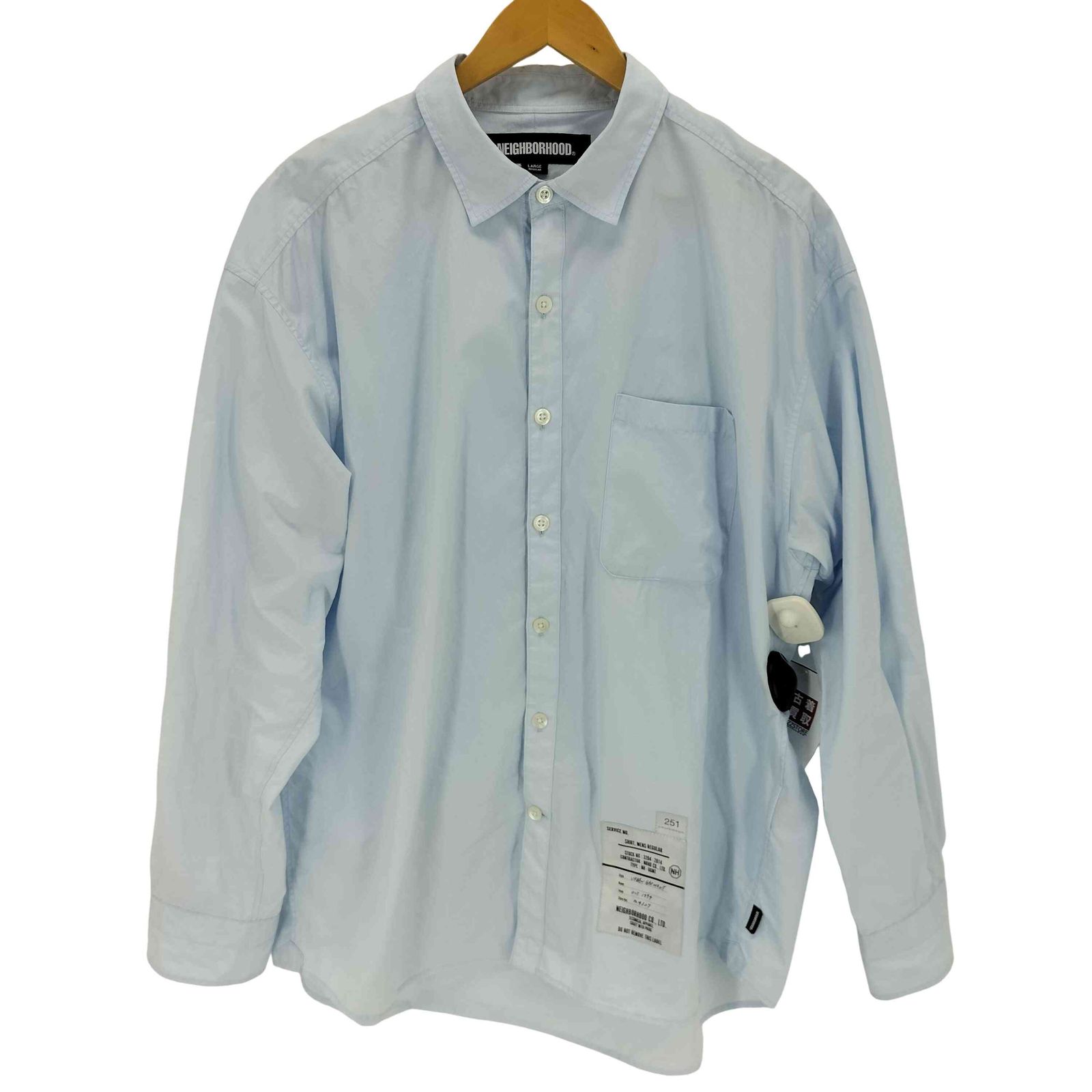 ネイバーフッド NEIGHBORHOOD TRAD SHIRT LS メンズ import：L