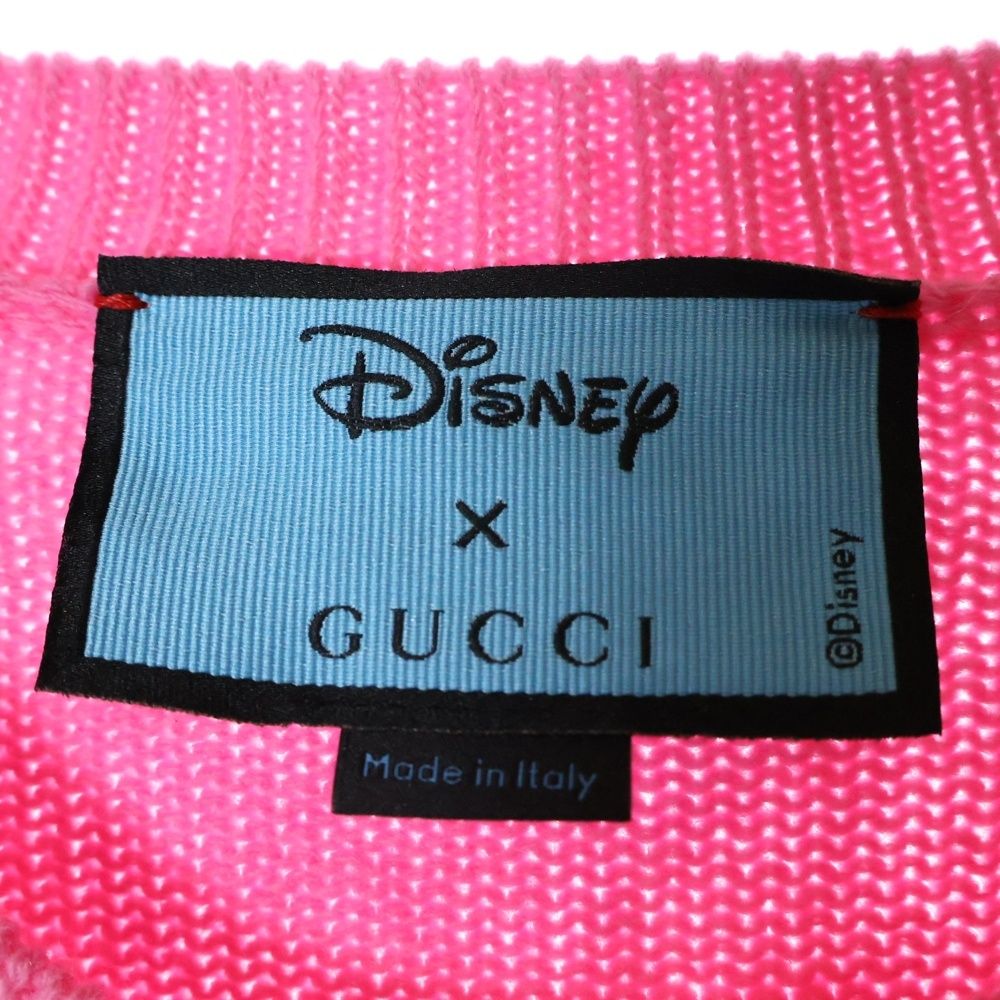 GUCCI グッチ ×Disney DONALD ディズニー ドナルド クルーネック ニット レディース ピンク A10838 0AFAA 楽天市場】未使用品☆正規品 GUCCI×DISNEY グッチ×ディズニー