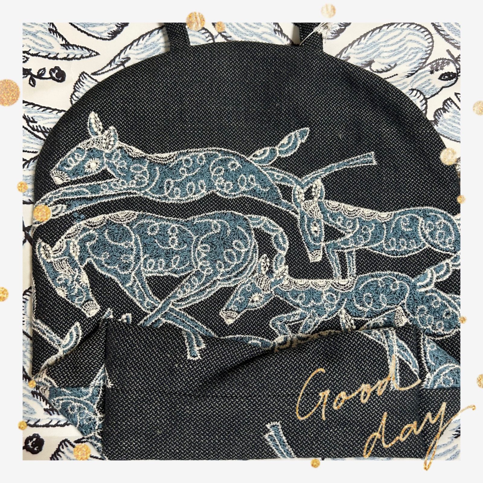 ミナペルホネン ★ papurikko ♡ muffin bag 新品　バッグ♡ ミナペルホネン muffin bag マフィンバッグ papurikko ⚮ - メルカリ