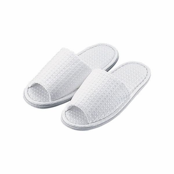 ドライワッフルスリッパ オフホワイト 28cm 入数：1セット(10足入) DWS-1000(VSL3301)