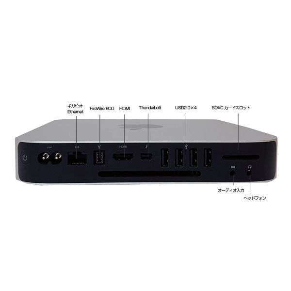 Macデスクトップ Mac mini MC816J/A MID 2011 A1347 中古パソコン】Apple Mac mini MC816J/A MID 2011 A1347 小型デスク