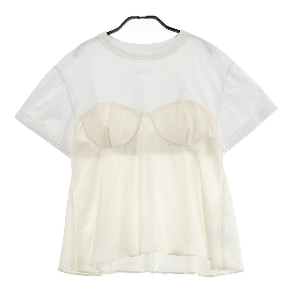 sacai サカイ 23-06563 Tシャツ Cotton Jersey ホワイト系 1 240101487720 レディース