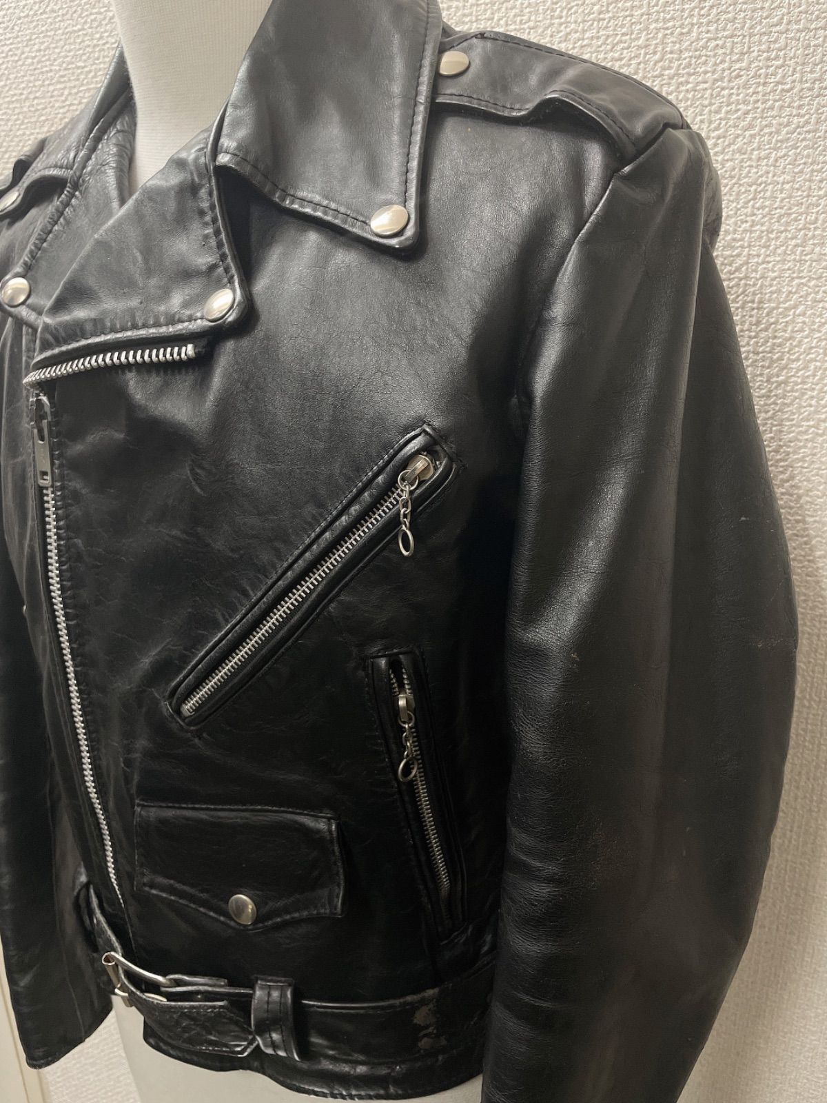 フリスコチョッパーズFRISCO CHOPPERS レザー ライダース ブラック