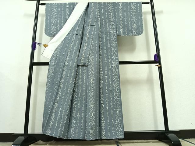 コスパが良い 平和屋着物 上質な小紋 単衣 飾花文 正絹 AABC2202jh