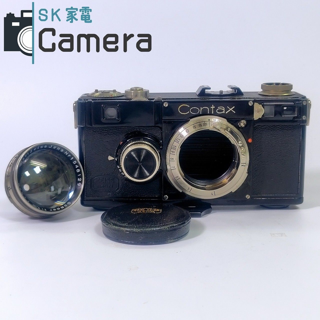 CONTAX I型 Carl Zeiss Jena Sonnar 5cm F1.5 ニッケル ZEISS CONTAX I型 Carl Zeiss Jena Sonnar 5cm F1.5 ニッケル ZEISS