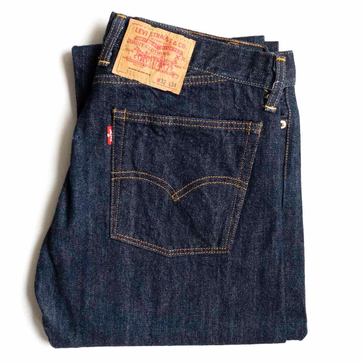 【80s赤耳モデル/濃紺美品】 LEVI'S VINTAGE CLOTHING【83501 / 501 デニムパンツ 】32×34 リーバイス LVC  旧日本製 wsm 2405587