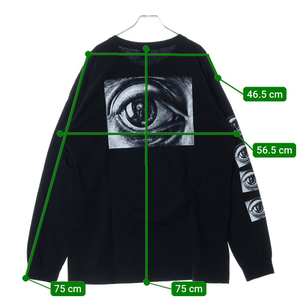 Supreme シュプリーム 17SS M.C. Escher Eye Tee SUPREME MC ESCHER EYE LONG SLEEVE TEE BLACK BOX LOGO LARGE