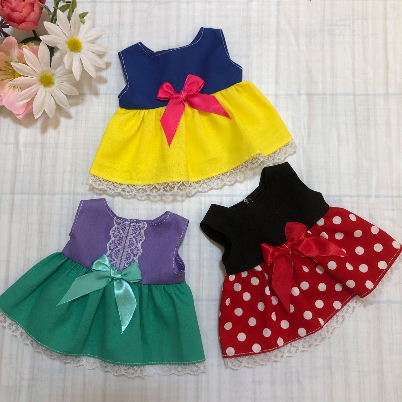 メルちゃん ソランちゃん 服 ワンピース ハンドメイド - handmadeshop