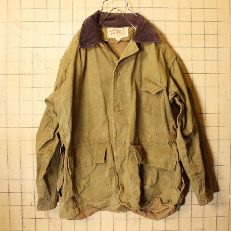 50s60s BullseyeBillハンティングジャケットカーキL aw110