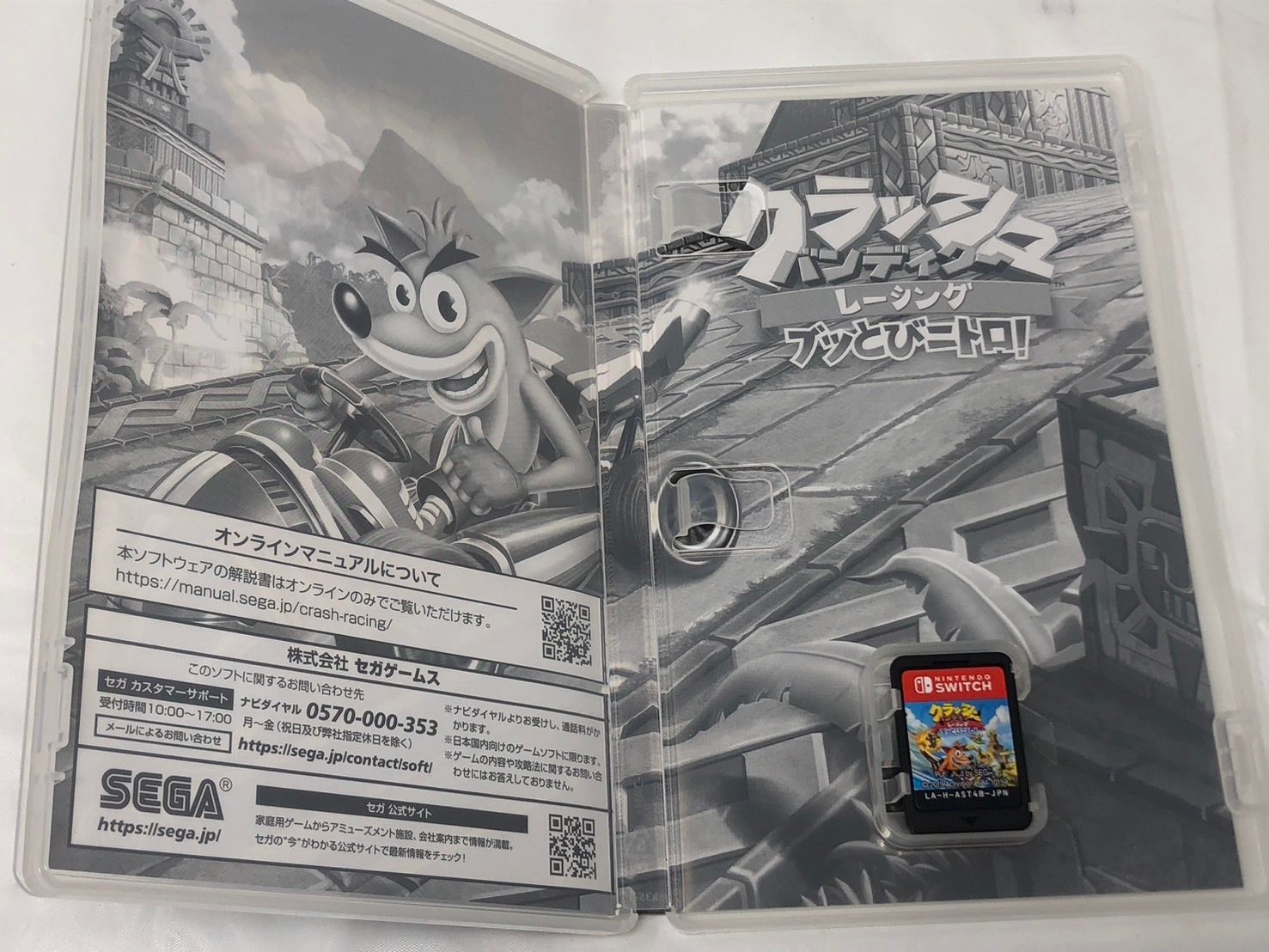 ◇SEGA スイッチソフト クラッシュバンディクーレーシング ブッ