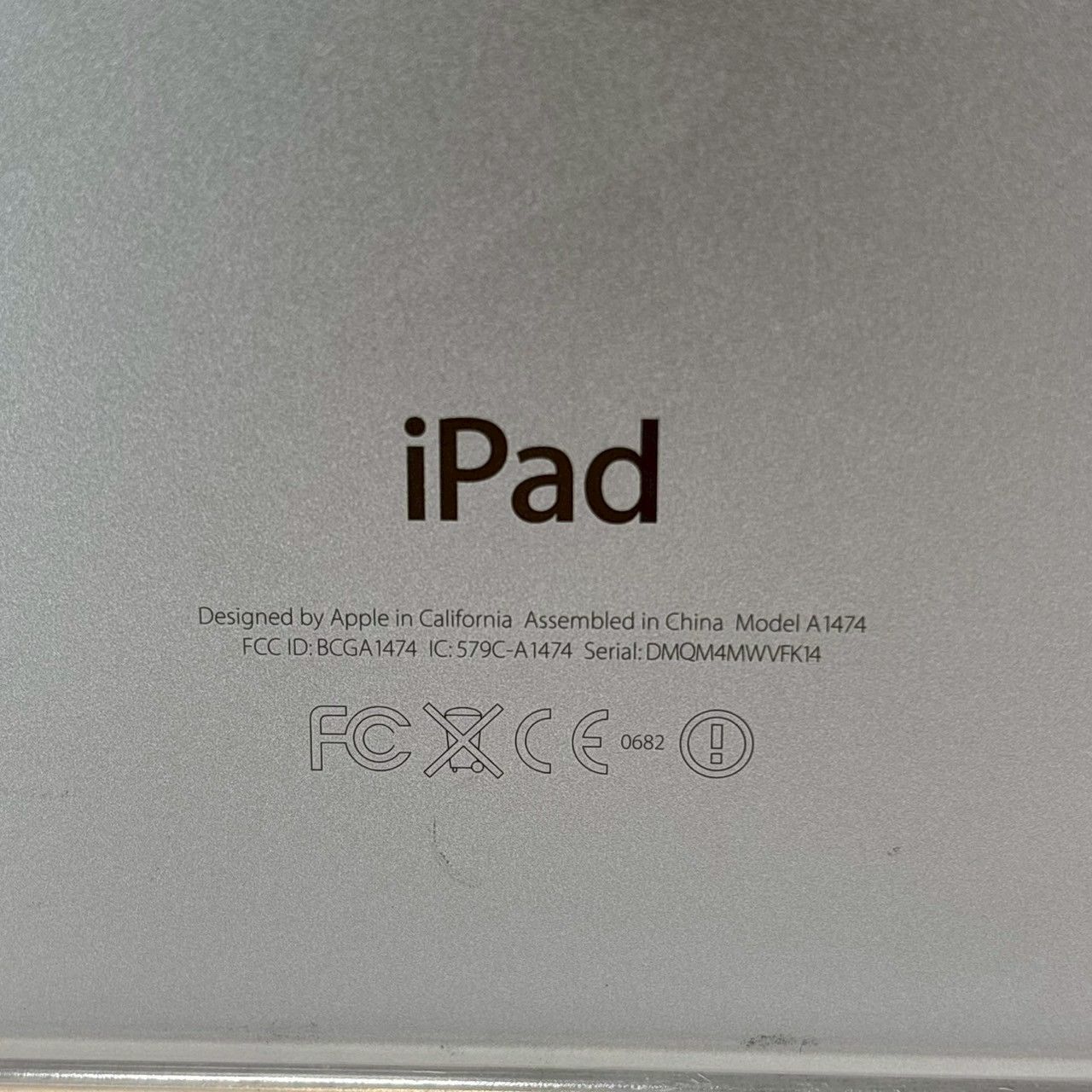 ✨ジャンク扱い✨】iPad/Air/Wi-Fi/16GB/シルバー/A1474/本体のみ